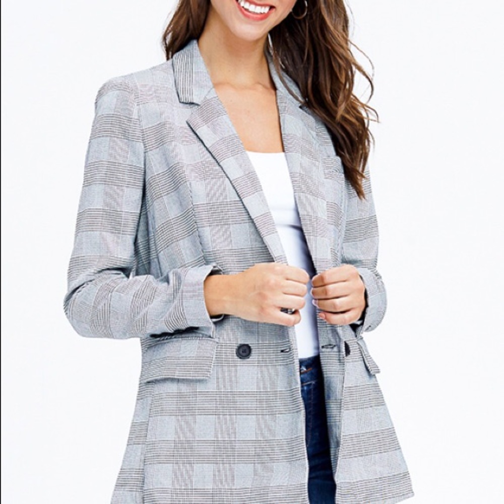 Fully lined CAREER JACKET - Picture 4 of 5